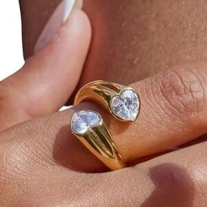✨✨Elegant Open Gold Heart Ring✨✨